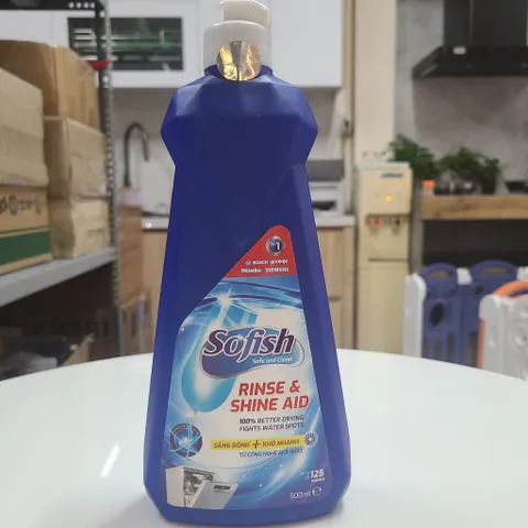 Viên Rửa Bát SOFISH 50 Viên + Muối Rửa & Nước Bóng 500ml - Hàng Chính Hãng Dành Cho Máy Rửa Chén Bosch, Teka, Hafele, Chefs