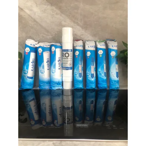Bộ 8 Lõi Thay Thế KAROFI Chính Hãng - PP5, GAC, PP1, RO 100 GPD Hàn Quốc - Bảo Vệ Nguồn Nước Tinh Khiết Cho Gia Đình