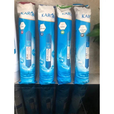 Bộ 8 Lõi Thay Thế KAROFI Chính Hãng - PP5, GAC, PP1, RO 100 GPD Hàn Quốc - Bảo Vệ Nguồn Nước Tinh Khiết Cho Gia Đình