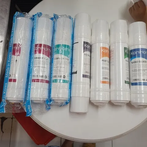 Bộ 7 lõi lọc nước Korihome Chính Hãng thay thế cho máy lọc WP-902 - 2 SED, PRE, RO, POST, ALKALINE, NANO SILVER, Nước sạch, An toàn sức khỏe