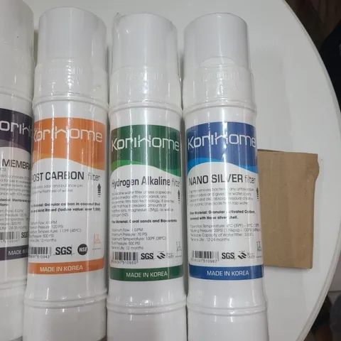 Bộ 7 lõi lọc nước Korihome Chính Hãng thay thế cho máy lọc WP-902 - 2 SED, PRE, RO, POST, ALKALINE, NANO SILVER, Nước sạch, An toàn sức khỏe