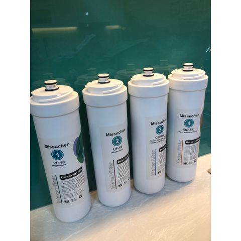 Bộ 4 Lõi Lọc Nước Missuchen Chính Hãng - Lọc Sạch Vi Khuẩn và Tạp Chất, Thay Thế Model SKU6300