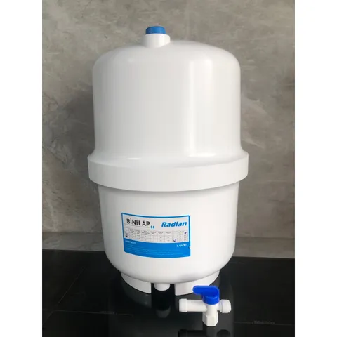 Bình áp nước Karofi 4G 10L - Bình áp nhựa chịu áp lực cao, an toàn, không han rỉ, dùng cho máy lọc nước RO
