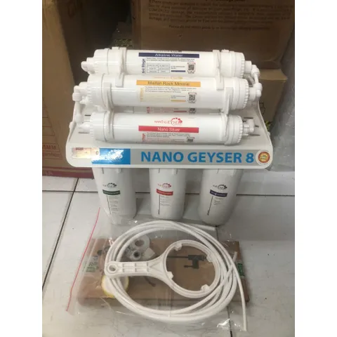 Máy Lọc Nước Nano Geyser ECO8 - Không Dùng Điện, Không Nước Thải, Giữ Khoáng Chất, Công Nghệ Lọc Tiên Tiến, Sạch Hoàn Hảo