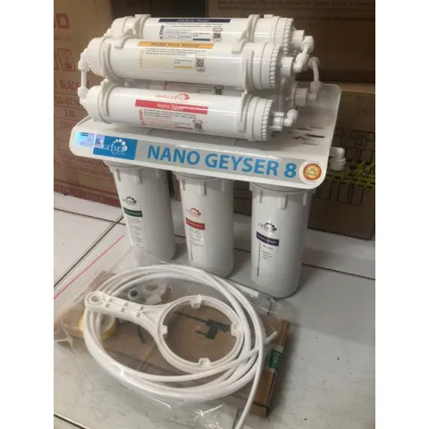 Máy Lọc Nước Nano Geyser ECO8 - Không Dùng Điện, Không Nước Thải, Giữ Khoáng Chất, Công Nghệ Lọc Tiên Tiến, Sạch Hoàn Hảo