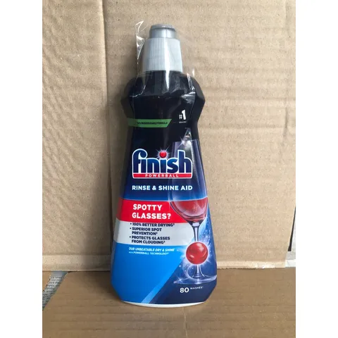 Nước làm bóng Finish 400ml - Chất làm bóng bát đĩa, an toàn và hiệu quả, giữ độ sáng bóng hoàn hảo, hàng chính hãng từ Đức