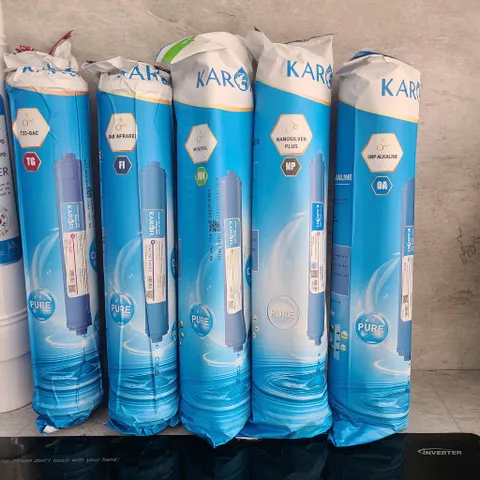 Bộ 9 lõi lọc nước Karofi chính hãng cho máy E9RO - RO 100GPD, OCB-GAC, T33, Nano Silver, Alkaline - Giải pháp nước sạch tuyệt vời cho gia đình