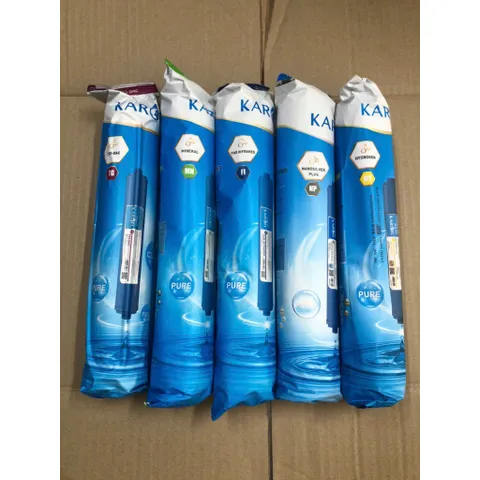 Bộ 5 Lõi Khoáng Karofi T33, MINERAL, FAR INFRARED, NANO SILVER, HYDROGEN - Giải pháp lọc nước sạch và an toàn cho gia đình