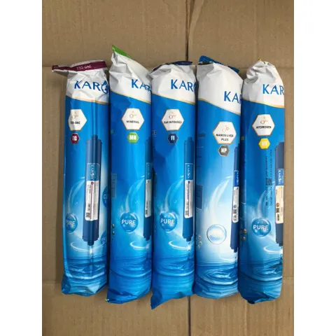 Bộ 5 Lõi Khoáng Karofi T33, MINERAL, FAR INFRARED, NANO SILVER, HYDROGEN - Giải pháp lọc nước sạch và an toàn cho gia đình