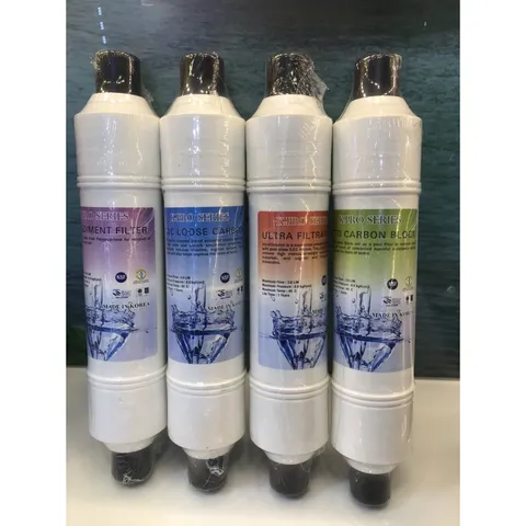 Bộ 4 lõi lọc nước KPRO Hàn Quốc  -  Made in Korea  - Chuyên dùng thay thế cho máy lọc nước nóng lạnh nhập khẩu Hàn Quốc