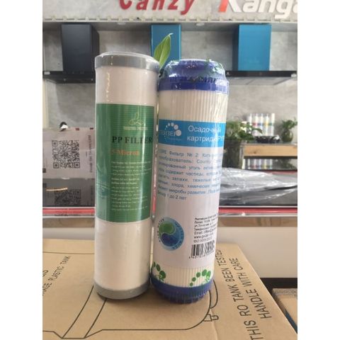 Bộ lõi lọc nước Nano Geyser TK - Lõi PP 5 micron, Lõi Cation, Lõi Than Hoạt Tính và Lõi Aragon 4 Trong 1 - Sạch Nước, Tiện Ích Cho Gia Đình