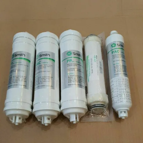 Combo Trọn Bộ 5 lõi lọc AO.Smith 12345 - Chính hãng -Loại bỏ 99,9% các tạp chất, kim loại nặng, vi khuẩn -Uống trực tiêp