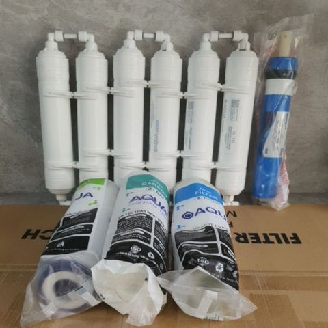 Bộ 10 Lõi Lọc Nước AQUA Chính Hãng - Thay Thế Máy Lọc Nước RO, Loại Bỏ Tạp Chất, Tăng Cường Khoáng Chất Và Vị Ngon
