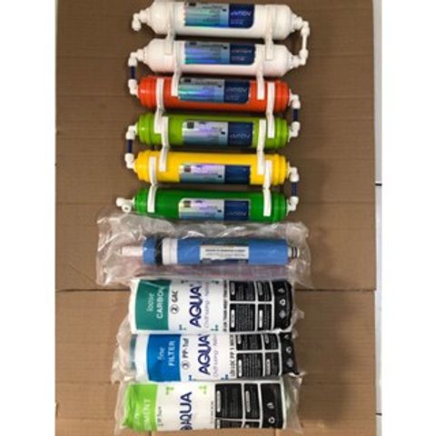 Bộ 10 Lõi Lọc Nước AQUA Chính Hãng - Thay Thế Máy Lọc Nước RO, Loại Bỏ Tạp Chất, Tăng Cường Khoáng Chất Và Vị Ngon