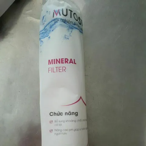 Combo 4 Lõi Khoáng Mutosi 5678 Chính Hãng - Thay Thế Lõi Máy Lọc RO, Bổ Sung Khoáng Chất & Chống Nhiễm Khuẩn