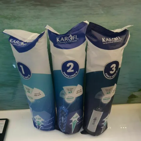Bộ 3 Lõi Lọc 123 KAROFI SMAX PRO V - Lõi Lọc Nước Công Nghệ Smart Connect Cho Máy Lọc Nước Karofi Chính Hãng