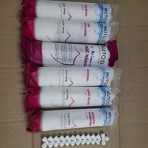 Bộ 6 lõi lọc nước Mutosi T33-Infar - Bioceramic, Mineral, Alkaline, Nano Silver - Giải pháp nước sạch và khỏe mạnh