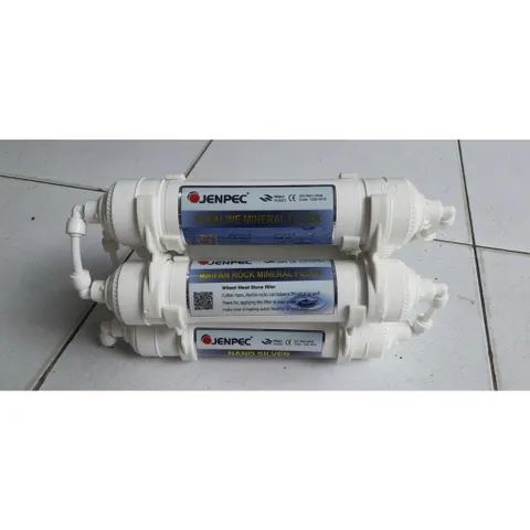 Bộ lõi lọc nước Jenpec 5678910 - Lõi Carbon, Gốm, Kiềm, Maifan, Nano Bạc, Chống Oxi Hóa, Nguồn Nước Sạch, An Toàn Cho Sức Khỏe