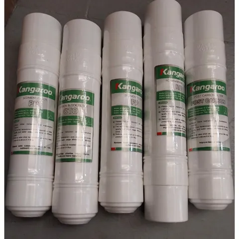 Bộ 5 Lõi Lọc 12345 kangaroo máy KG61A3- Hàng chính hãng  - Dùng thay thế lõi cho máy nóng lạnh Kangaroo  model :KG 61A3
