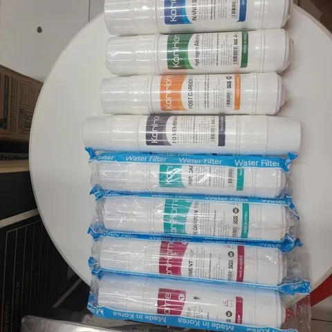 Bộ 8 lõi lọc nước Korihome cho máy WPK-608, WPK-606, WPK-818 - Lõi Sediment, Pre Carbon, Màng RO, Alkaline, Nano Silver, Nước sạch tinh khiết