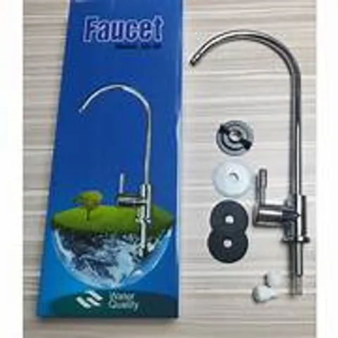 Vòi Gạt Nước Inox Mạ Crom - Thiết Kế Thiên Nga Sang Trọng Dùng Cho Máy Lọc Nước RO, Nano, Bền Bỉ, Dễ Lau Chùi