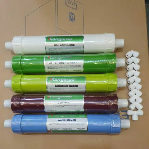 Bộ 5 Lõi Lọc Nước Kangaroo 56789 - Hàng Chính Hãng, Bổ Sung Khoáng Chất, Diệt Khuẩn, Lọc Nước An Toàn, Chất Lượng Cao