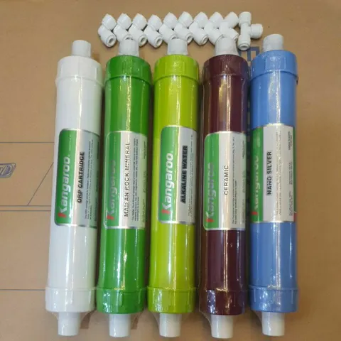 Bộ 5 Lõi Lọc Nước Kangaroo 56789 - Hàng Chính Hãng, Bổ Sung Khoáng Chất, Diệt Khuẩn, Lọc Nước An Toàn, Chất Lượng Cao