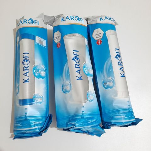 Lõi Lọc Nước KAROFI Smax Duo 1,2,3 - Hàng Chính Hãng, Bảo Vệ Màng Lọc RO, Lọc Cặn Bẩn, Gỉ Sét, Bọ Gậy, Chất Lượng Cao