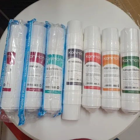 Bộ 7 lõi lọc nước Korihome (2sed - Pre - RO - Far - Post - Alkaline) thay thế cho máy WPK-903, WPK-928, WPK-906, nước sạch an toàn cho sức khỏe