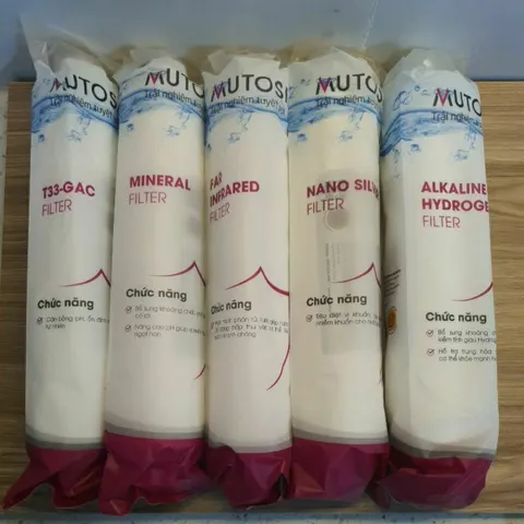 Bộ 5 Lõi Lọc Nước Chức Năng MUTOSI 56789 - Lõi Chính Hãng Bổ Sung Khoáng Chất Tốt Cho Sức Khỏe