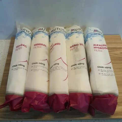 Bộ 5 Lõi Lọc Nước Chức Năng MUTOSI 56789 - Lõi Chính Hãng Bổ Sung Khoáng Chất Tốt Cho Sức Khỏe