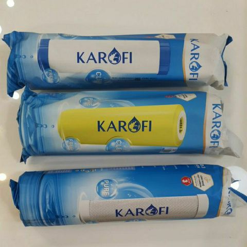 Bộ 3 Lõi Lọc Nước Karofi 123 Chính Hãng - Lọc Nước Giếng, Nước Phèn, Đá Vôi, Bảo Vệ Sức Khỏe Gia Đình
