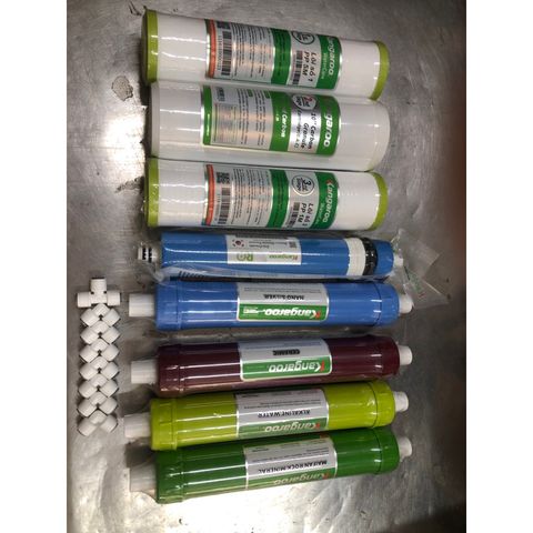 Trọn bộ 8 Lõi Lọc Nước Kangaroo 12345678 - Tích Hợp Công Nghệ Lọc Sạch Vi Khuẩn & Cung Cấp Khoáng Chất Chính Hãng