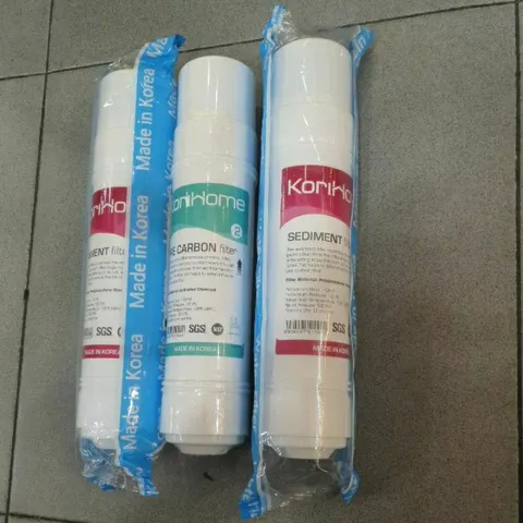 Combo 3 Lõi Lọc Nước Korihome Chính Hãng - 2 Lõi Sediment & 1 Lõi Precarbon Chất Lượng Cao từ Hàn Quốc