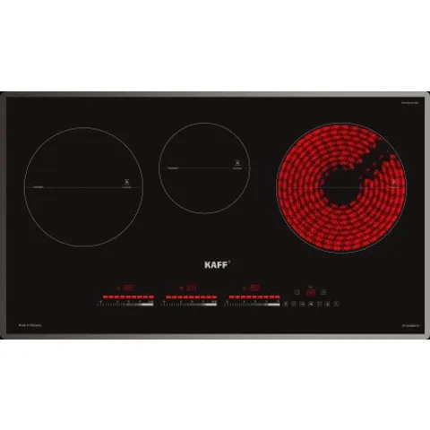 Bếp Điện Từ KAFF KF IG3001IH 2 Bếp - Công Nghệ INVERTER Tiết Kiệm Điện, Mặt Kính Crytal Siêu Bền, Hẹn Giờ Thông Minh, Xuất Xứ Malaysia