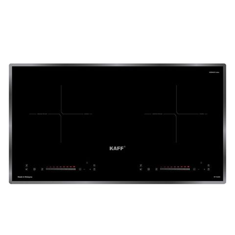 Bếp điện từ đôi Kaff KF-FL666II - Mặt kính Crystal bền bỉ, chức năng Booster tiết kiệm năng lượng và an toàn thông minh