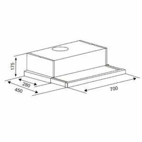 Máy Hút Mùi Âm Tủ Canzy CZ H1470AT - Inox Kính Đen, Độ Ồn Thấp, Bảo Hành 3 Năm Chính Hãng, Tiết Kiệm Điện với Đèn Halogen