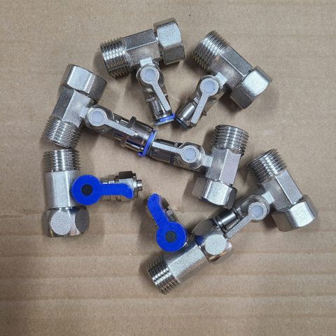Van Khóa Cấp Nước Đầu Vào cho Máy Lọc Nước RO, Nano, Nóng Lạnh - Ren 21, Ra Dây 6mm hoặc 10mm - Thiết Bị Tiện Ích Siêu Bền