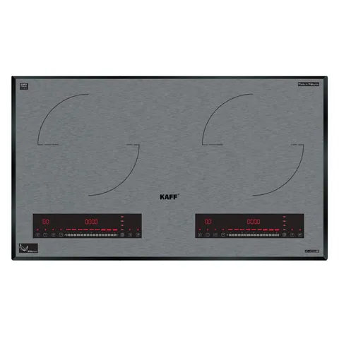Bếp Từ Đôi KAFF KF-GT70038II - Bếp Điện Cao Cấp 2200W, Mặt Kính Euro Platium, Chức Năng Nấu Nhanh, Tiết Kiệm Năng Lượng, Made in Malaysia