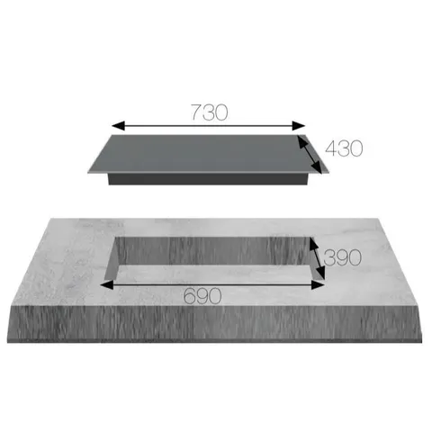 Bếp Từ Đôi KAFF KF-GT70038II - Bếp Điện Cao Cấp 2200W, Mặt Kính Euro Platium, Chức Năng Nấu Nhanh, Tiết Kiệm Năng Lượng, Made in Malaysia