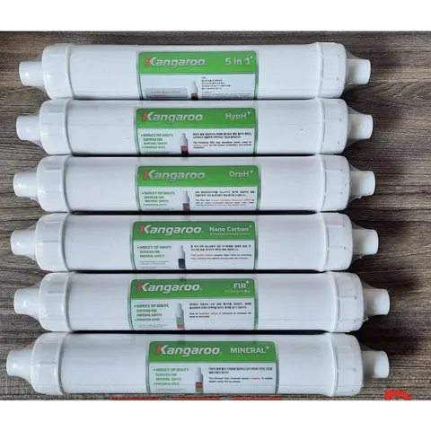 Combo 6 Lõi Lọc Nước Hydrogen Kangaroo Chính Hãng - Bộ Lõi Lọc Chất Lượng Cao cho Máy Lọc Nước Kangaroo
