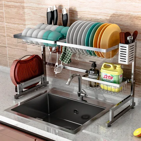 Kệ để chén bát trên chậu rửa