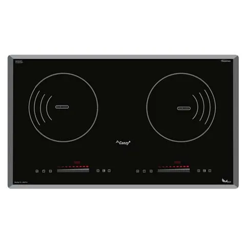 Bếp từ đôi Canzy CZ 88I pro - Xuất xứ	Malaysia - Sử dụng Mặt kính	Schott ceran của Đức vát cạnh sang trọng