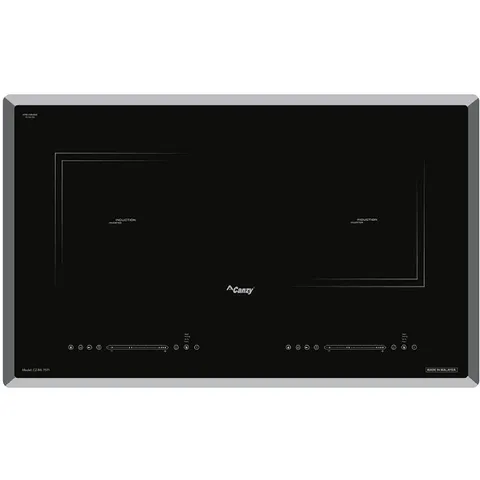 Bếp từ đôi Canzy CZ-ML757I - Mặt kính Vitro Ceramic, tiết kiệm điện năng, điều khiển cảm ứng, 2 vùng nấu, tính năng an toàn cao cấp