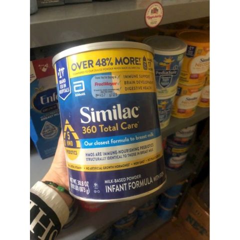 Sữa Similac Pro-HMO 360 Hộp Thiếc 874gr - Dinh Dưỡng Tăng Cân, Tăng Cường Miễn Dịch Cho Bé, Hộp Lớn Tiết Kiệm
