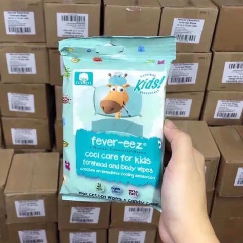 GIẤY LAU HẠ SỐT FEVER-EEZ DÀNH CHO BÉ