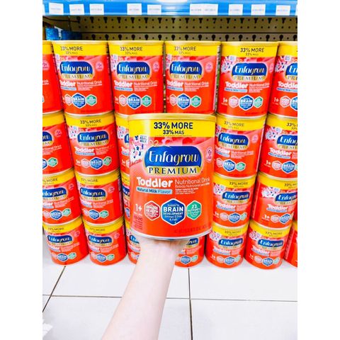 Sữa Bột Enfagrow Premium Toddler Đỏ Nắp Vàng 1,04kg - Dinh Dưỡng Chất Lượng Cao, Giúp Bé Phát Triển Não Bộ, Không Chất Tạo Màu