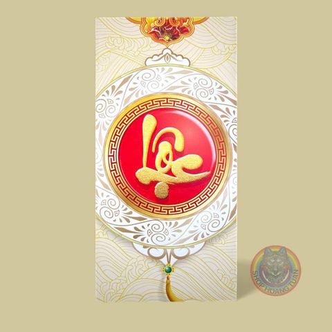 Set 50/100 Bao Lì Xì Truyền Thống Phúc Lộc Tài - Bao Lì Xì Tết Nguyên Đán Cao Cấp, Quà Tặng May Mắn