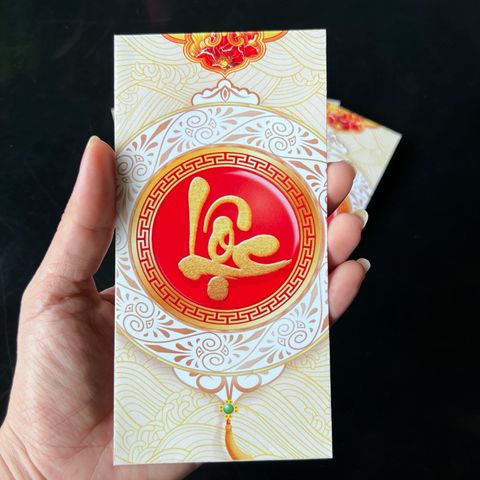 Set 50/100 Bao Lì Xì Truyền Thống Phúc Lộc Tài - Bao Lì Xì Tết Nguyên Đán Cao Cấp, Quà Tặng May Mắn
