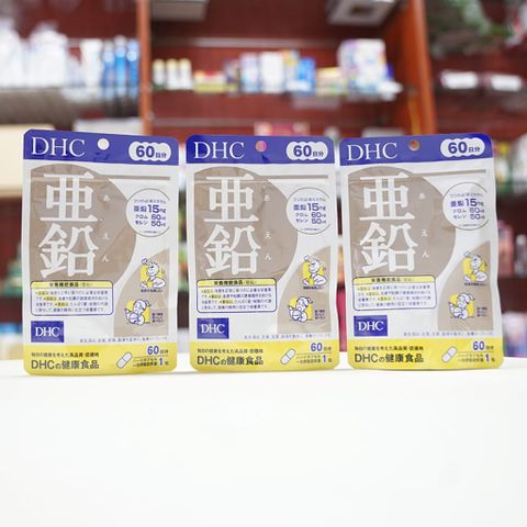 Viên Uống DHC Zinc Kẽm Nhật Bản 60 Viên - Bổ Sung Kẽm Hỗ Trợ Sức Khỏe, Tăng Cường Miễn Dịch, DHC Chính Hãng
